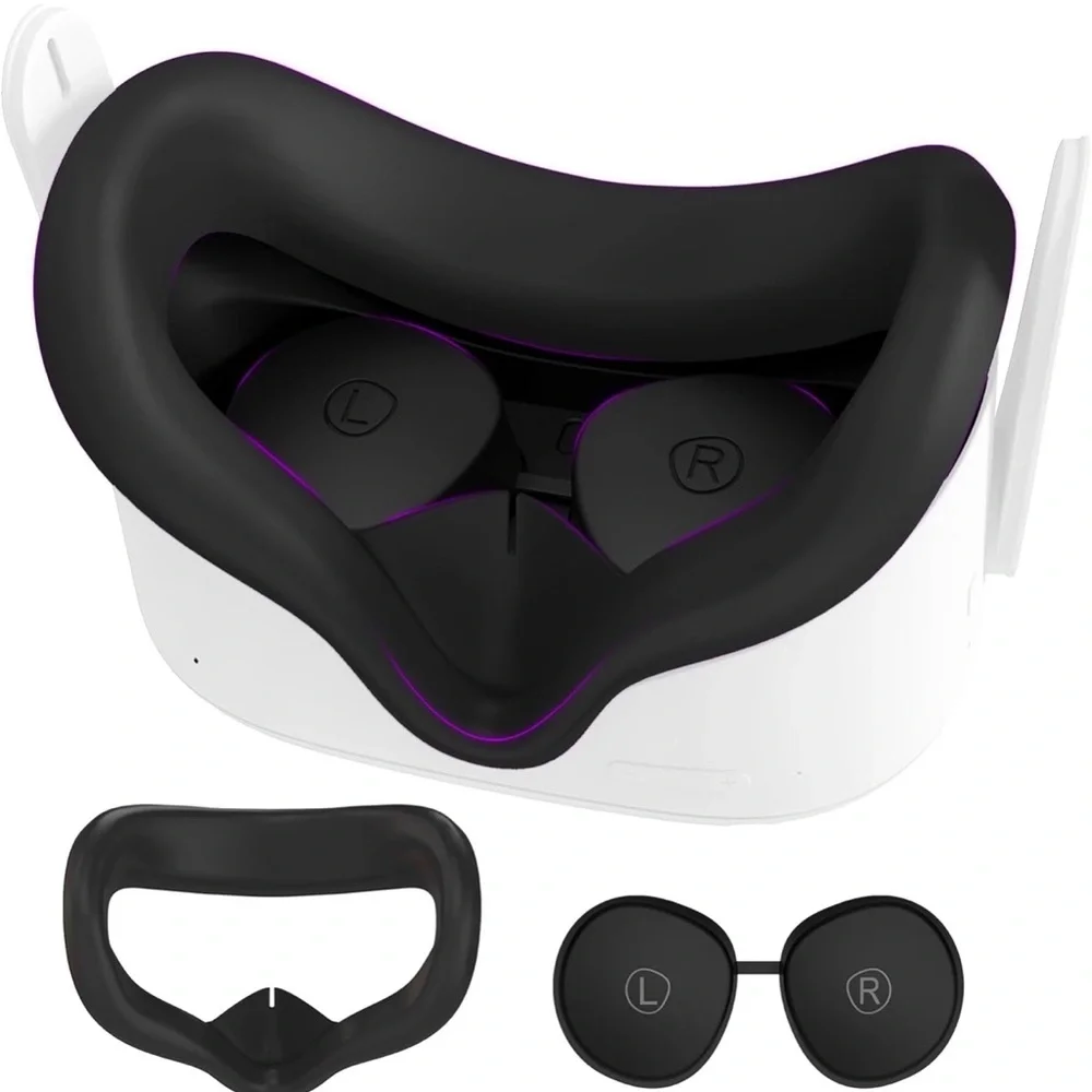 VR Headset Face Cover - Black